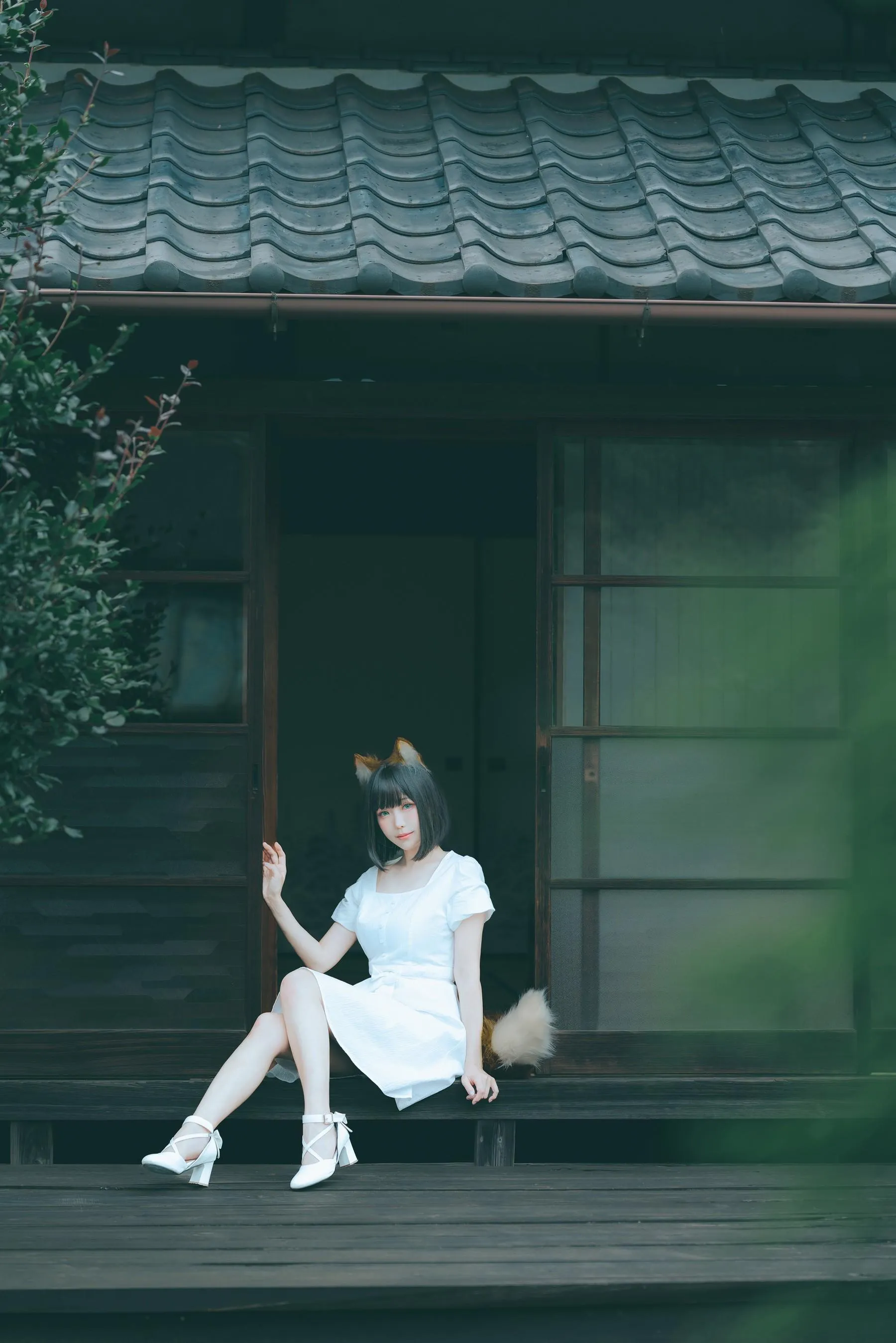 ElyEE子 – NO.114 2023.July B-Dongitsune ~White dress 白洋裝狐少女 [60P]插图3